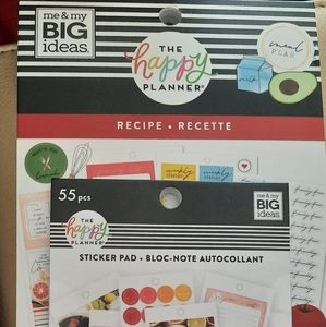Happy Planner Recipe sticker books